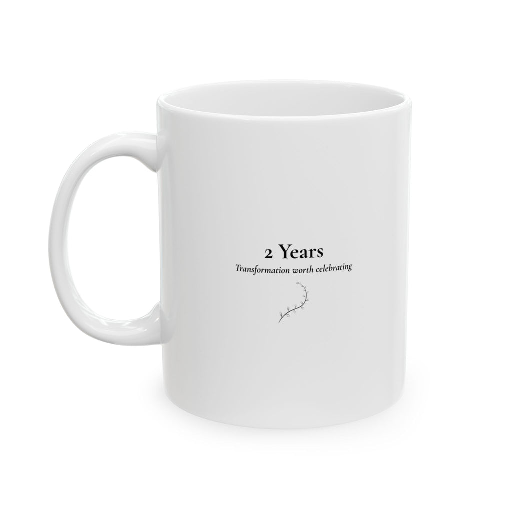2 Years Recovery Milestones Ceramic Mug
