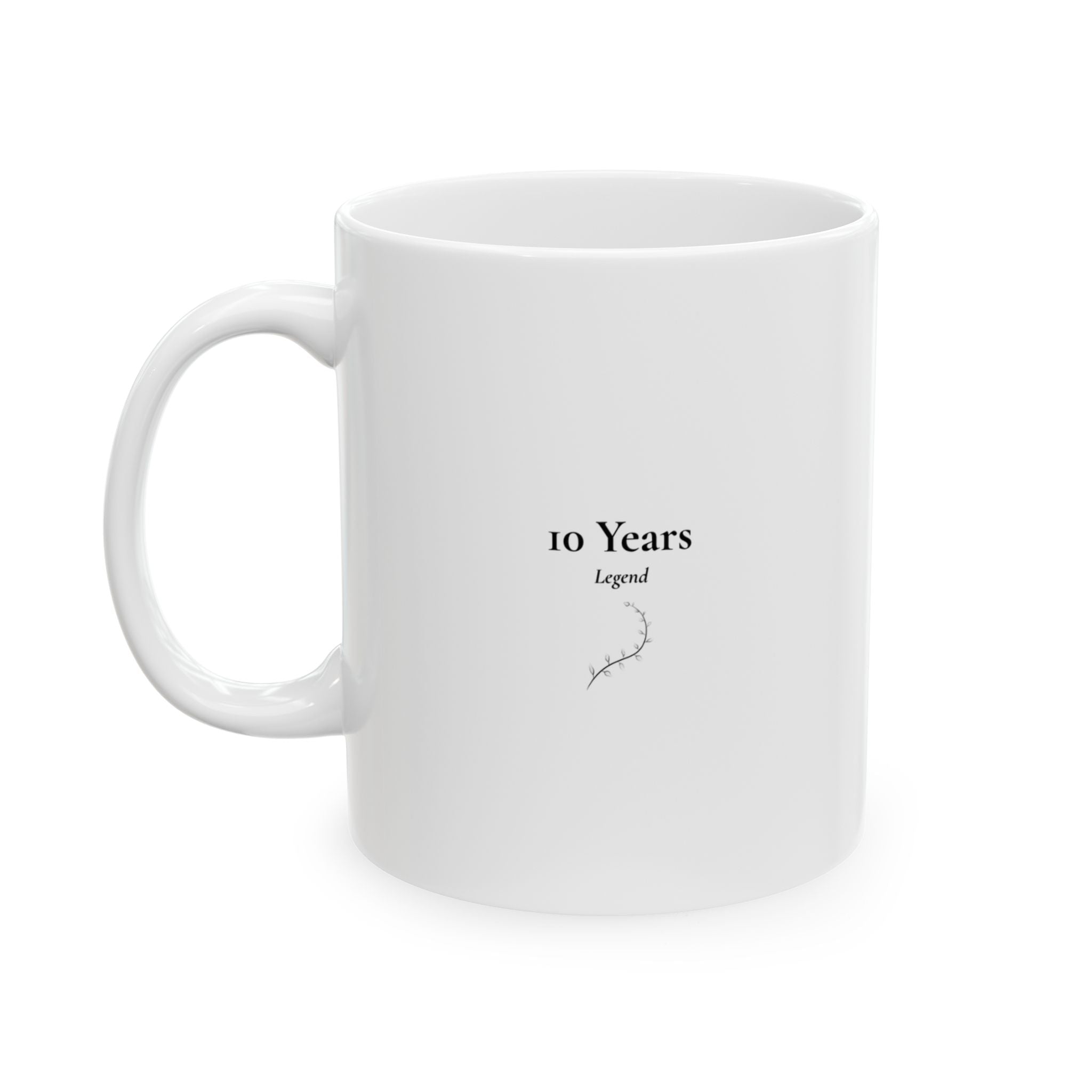 10 Years Recovery Milestones Ceramic Mug