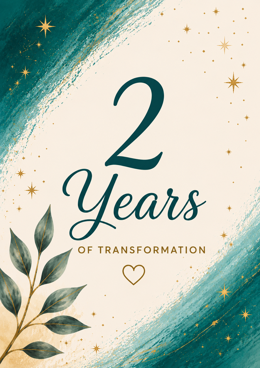 2 Years of transformation card