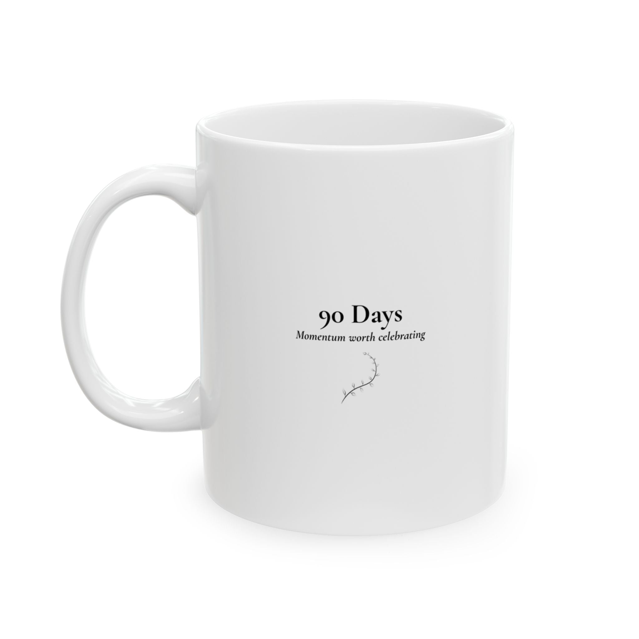 90 Days Recovery Milestones Ceramic Mug