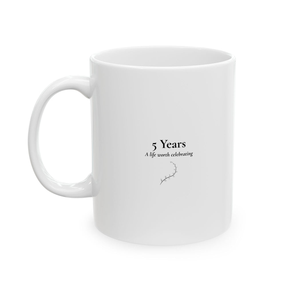 5 Years Recovery Milestones Ceramic Mug