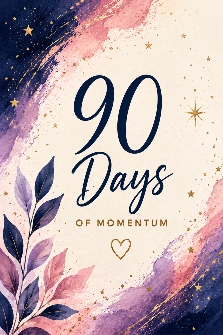 90 Days of momentum card
